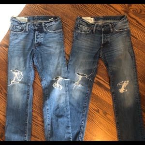 2 Pairs Abercrombie Jeans - Boys Size 12